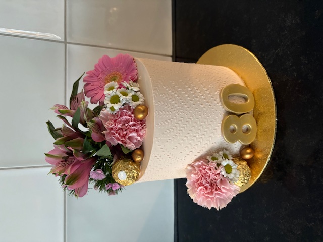80ste verjaardag taart